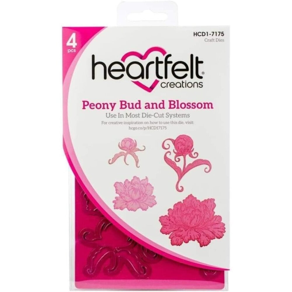 Heartfelt Creations Peony Bud & Blossom Craft Dies